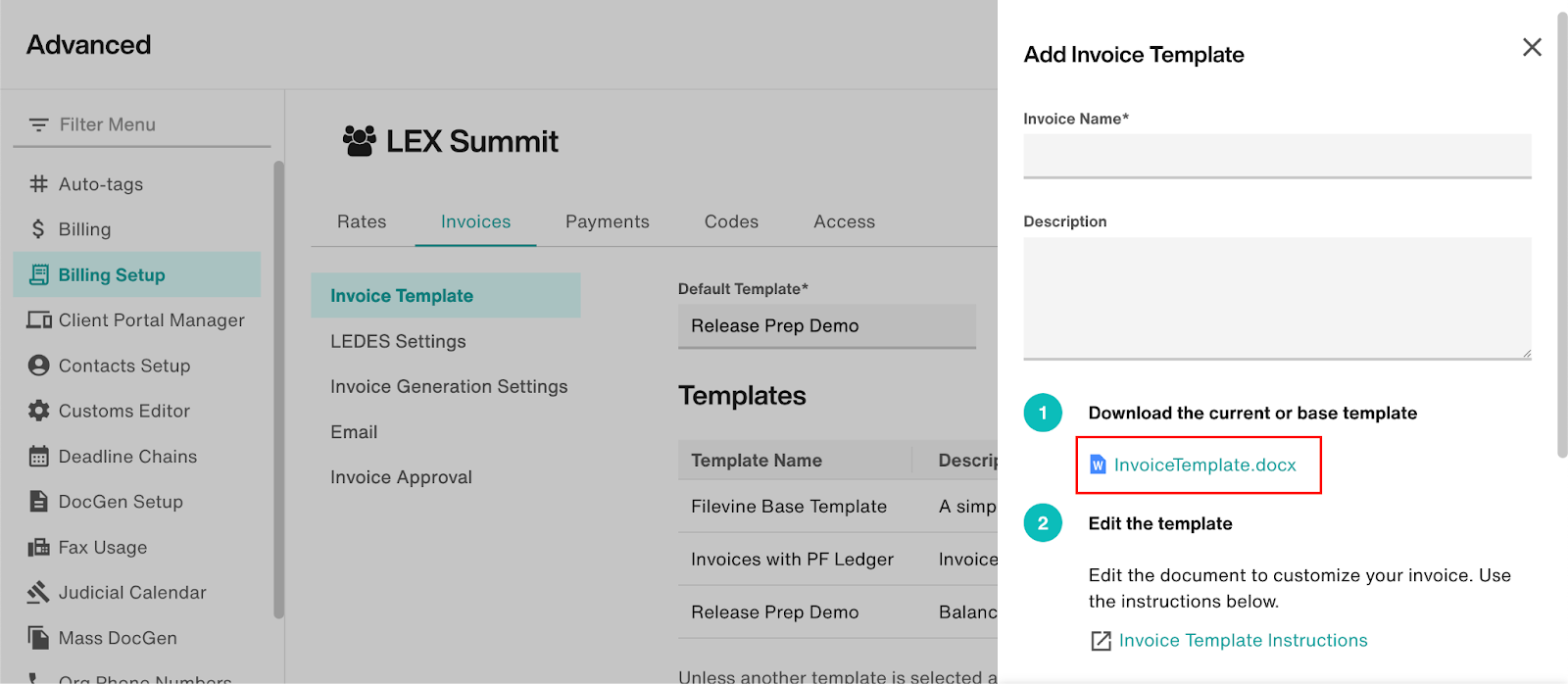 Download Current Invoice Template