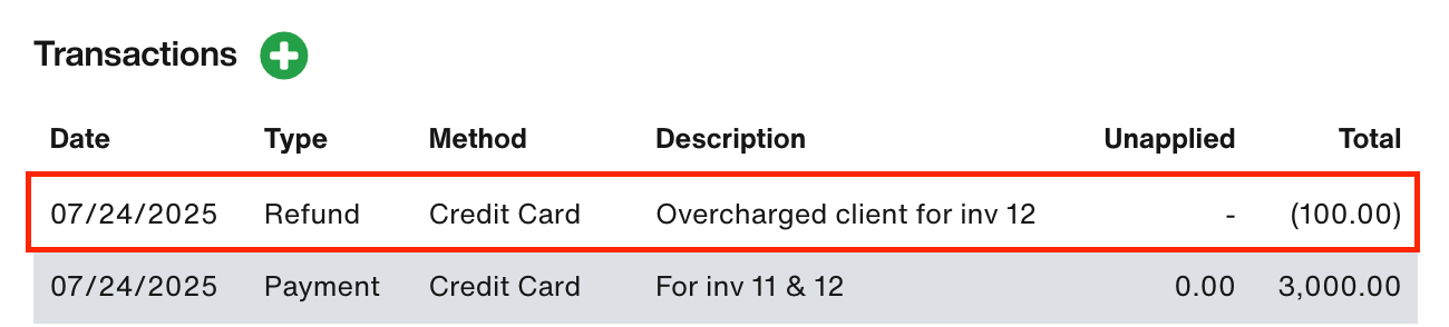 Transaction section - Refund transaction.png