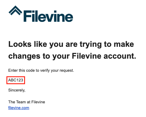Filevine Verification Code email.png