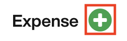 Expense - plus button
