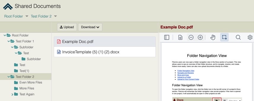 DOCS Help, Share Files and Folders