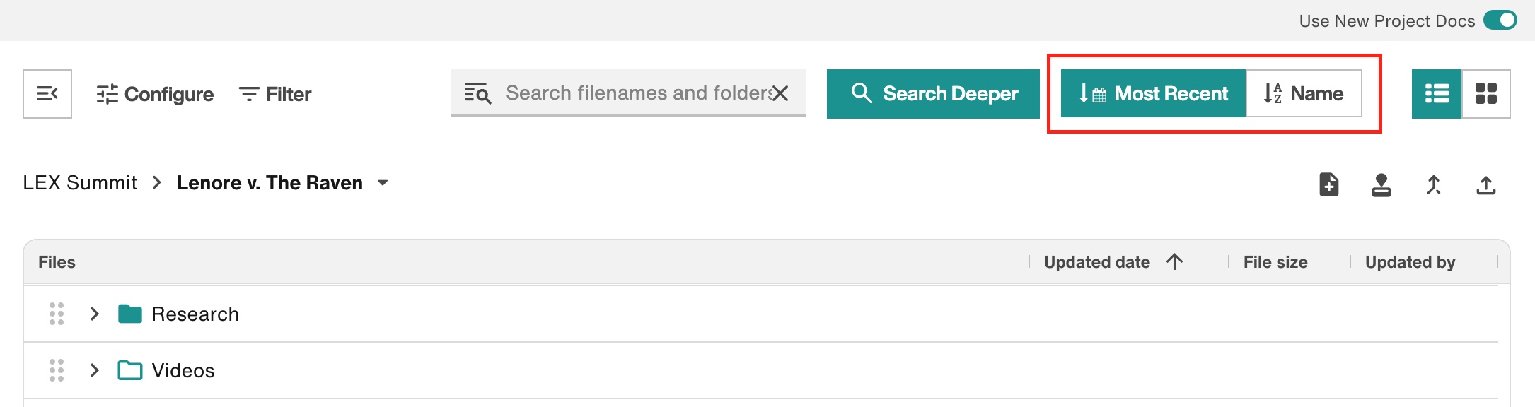 Docs Section – Filevine Help Center