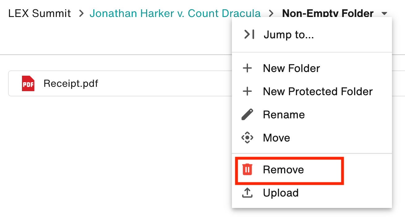 Remove