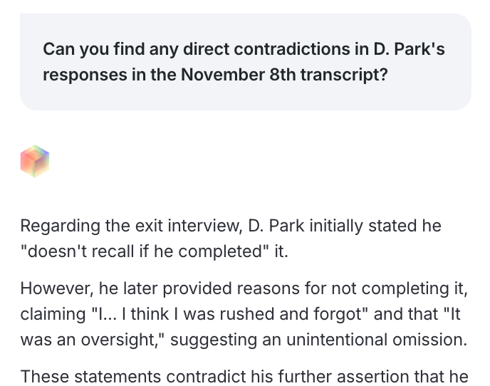 Follow-up question to LOIS