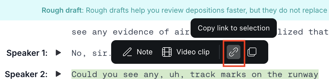 Copy link to selection
