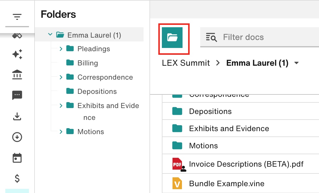 Docs Section – Filevine Help Center