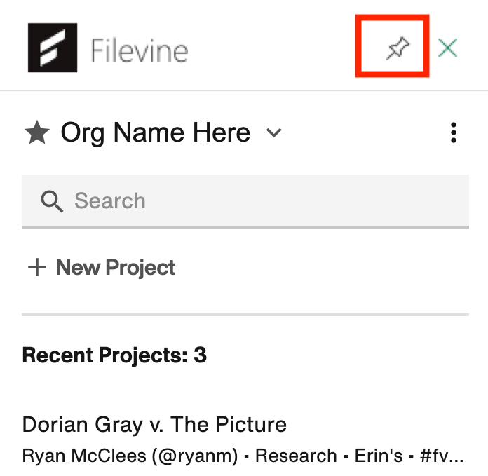 Pin icon