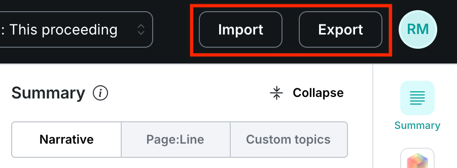 Import or Export