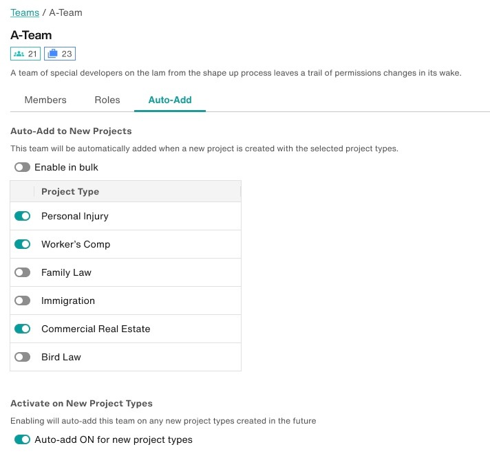 Auto-Add tab