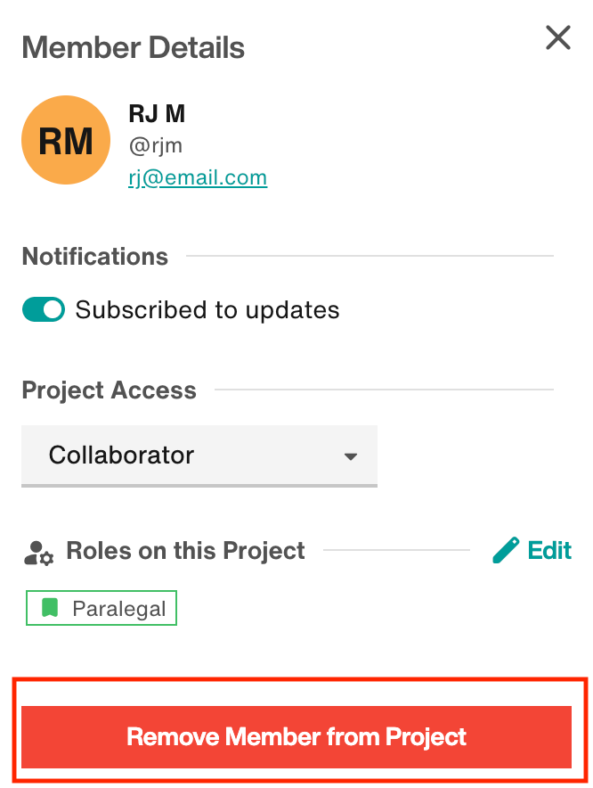 Member Details