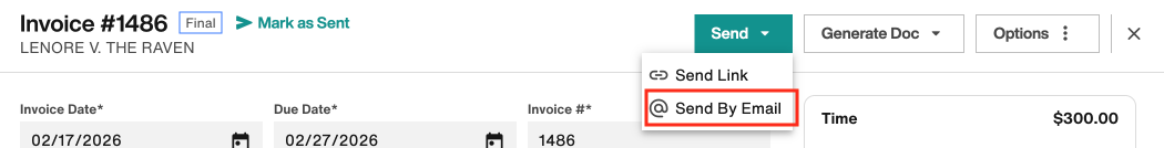 Send By Email