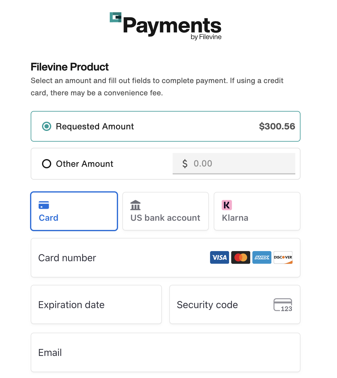 Payment portal