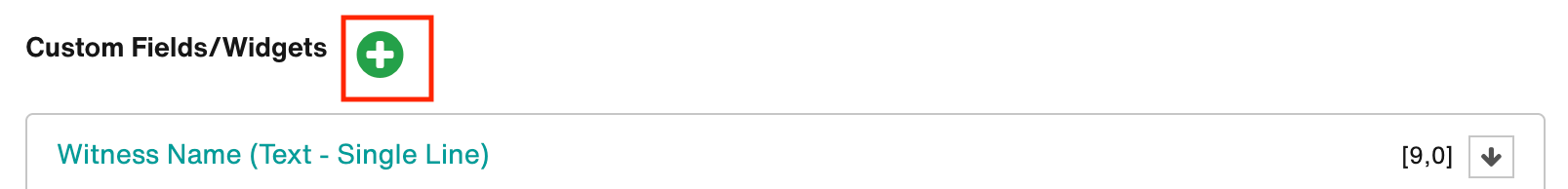 plus button