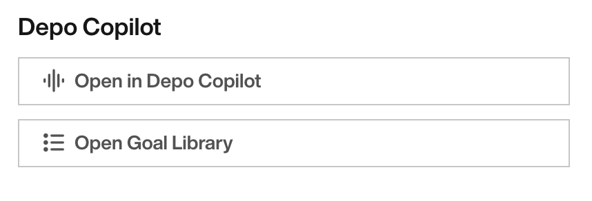 Open in Depo Copilot or Open Goal Library