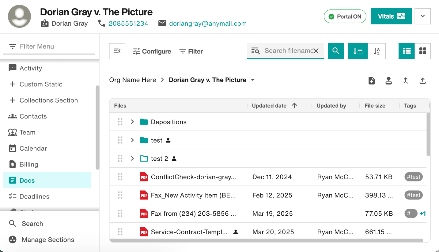Docs Section