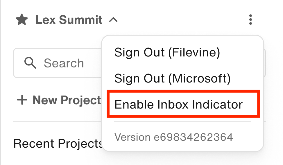 Enable Inbox Indicator