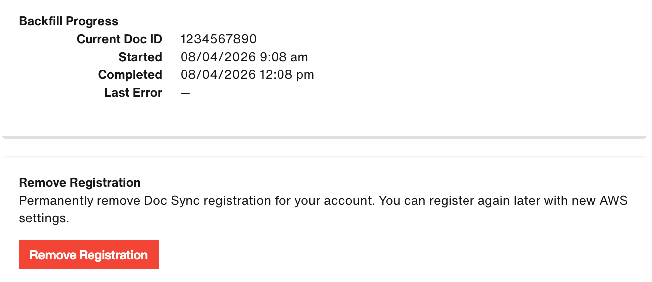 Remove Registration