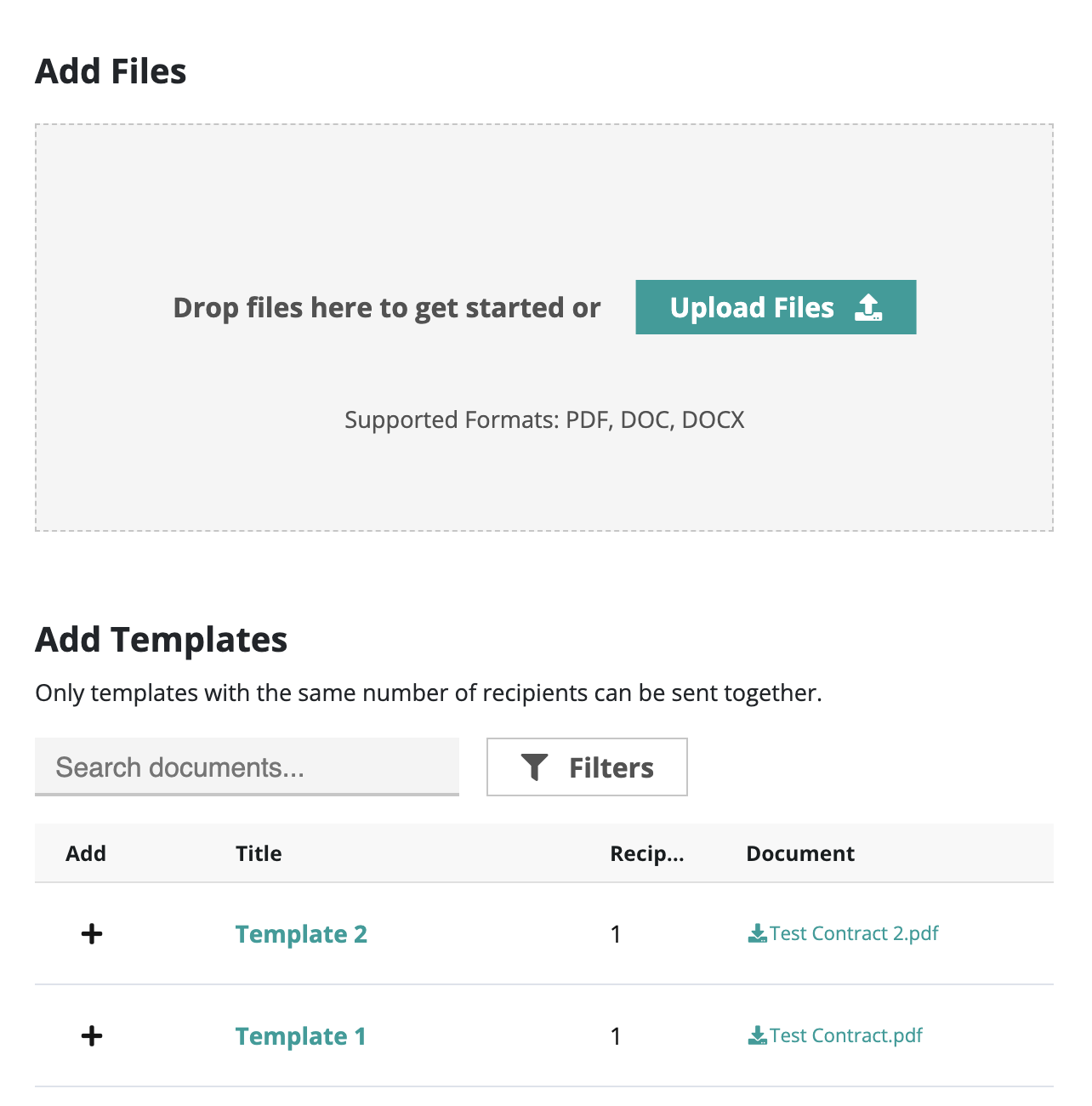 Send Documents in Vinesign Filevine Help Center